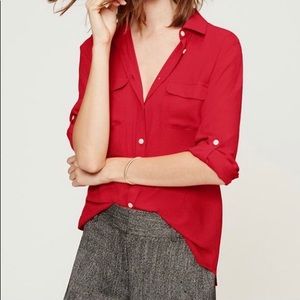 LOFT Utility Blouse